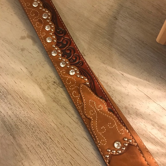 Tony Lama Rhinestone Belt - Picture 5 of 8